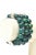 Set of 3 Custom Made Jeweler Turquoise Beaded and Silver Ball Bracelets For Sale - Image 9 of 10