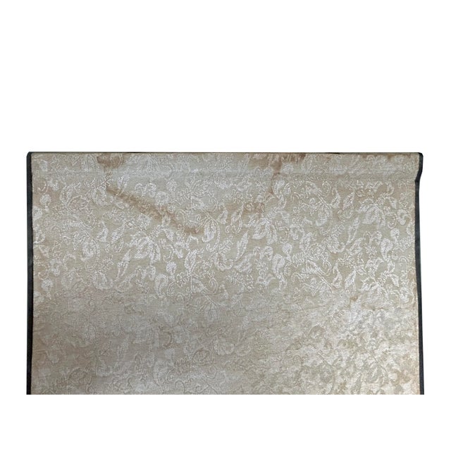 Chinese Chinese Flower Vase Embroidery Scroll Painting Wall Art For Sale - Image 3 of 6