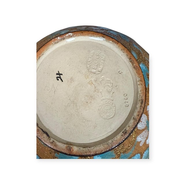 Brown Slaters Patent Vases from Royal Doulton, 1890s, Set of 2 For Sale - Image 8 of 11