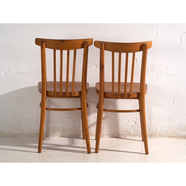 Bentwood Chairs by Michael Thonet for Ton, Former Czechoslovakia, 1960, Set of 2 For Sale - Image 9 of 13