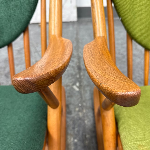 Frank Reenskaug for Bramin Mobler Rocking Chairs, Circa 1960's, Pair For Sale - Image 11 of 12
