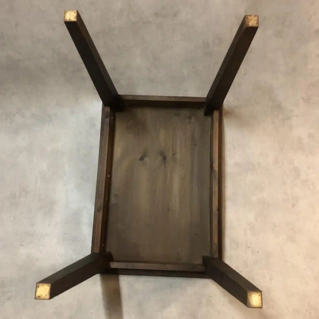 Wood Antique Rustic Fir Table, 1900s For Sale - Image 7 of 9