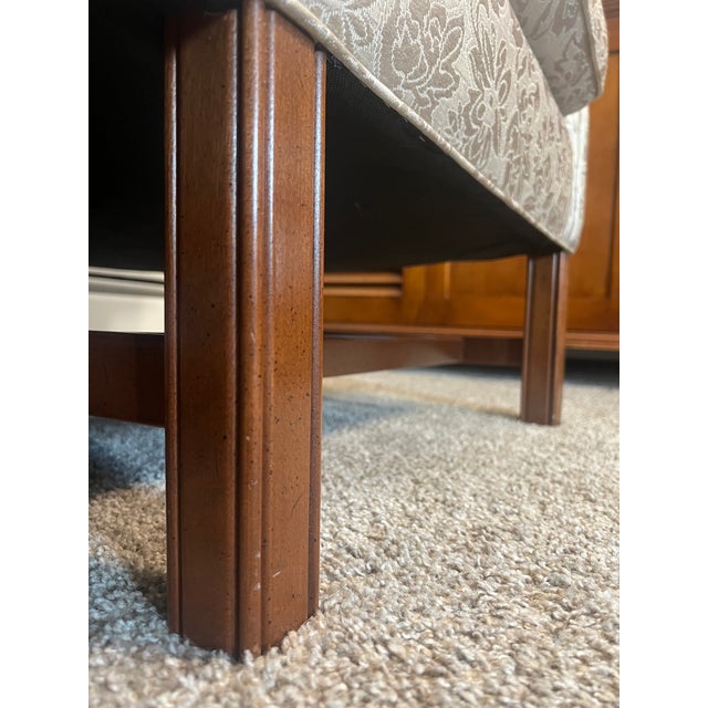 1980s Custom Chippendale Camelback Mahogany Sofa For Sale - Image 9 of 15