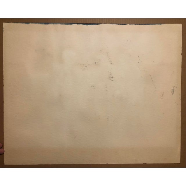 1965 Jack O'Hara Icarus Modern Watercolor Chairish