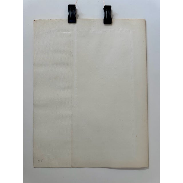 Henry Emil Salloch Original Watercolor on Paper St. Gimignano, Piazza Della Cisterna, Italy. 1970. For Sale In Atlanta - Image 6 of 7