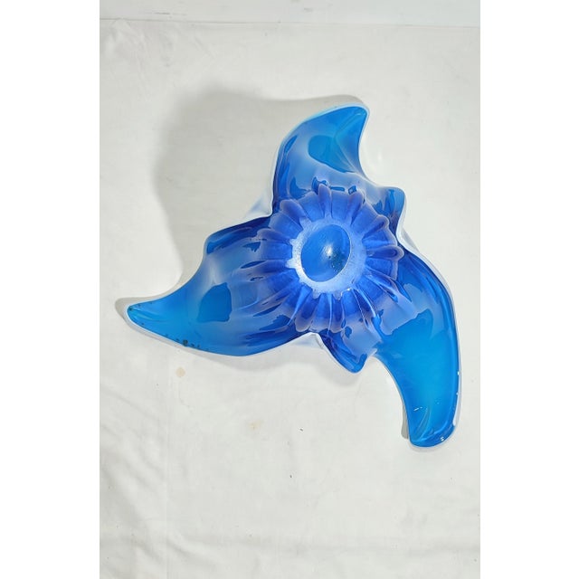 Glass Crystal Table Centerpiece, Italy, 1970s For Sale - Image 7 of 11