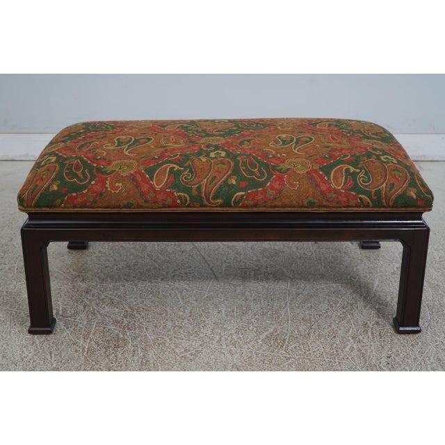 Age: Approx: 30 Years Old Details: Chinese Chippendale Form Quality Construction High Quality Wool Crewelwork Chippendale...