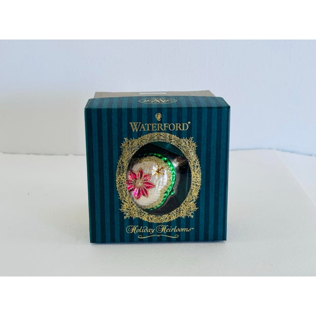 Contemporary Waterford 1999 Nostalgic Collection Holiday Medallion Ornament W/ Box For Sale - Image 3 of 4