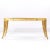 J. Robert Scott Gold Leaf Console Table This console table measures: 70.25 wide x 19.75 deep x 32.25 inches high ABOUT...