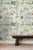 Farmer's Market Toile Grasscloth Wallpaper by House Party | 6 Yards For Sale - Image 4 of 8