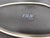 Modern Kiln 14" Porcelain Mocha Oval Plate by f.o.h. Front of the House For Sale - Image 3 of 6