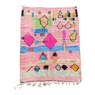 Moroccan Berber Modern Wool Rug For Sale