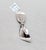 Circa 1976 rhodium plated wavy bow brooch with security clasp. Marked "NAPIER©" on the back. Measures: 7/8 inches tall by...