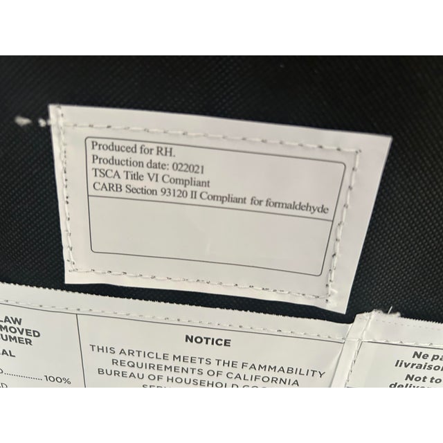 Restoration Hardware Restoration Hardware Cloud Slope Arm Chair For Sale - Image 4 of 5