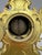 French Ornate Brass Mantel Clock with Key For Sale - Image 15 of 16