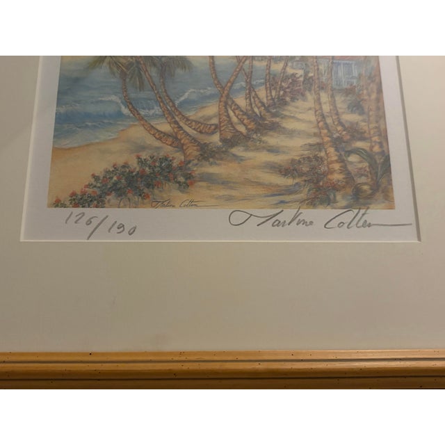 1990s 1990s French Artist Martine Cotten Tropical Signed Prints - Set of 3 For Sale - Image 5 of 10