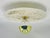 Metal Luca for Fermaluce Cream Resin Brass Flush Mount Light, Italy 2022, Labeled For Sale - Image 7 of 17