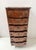 20th Century Transition Chest of Drawers in Elm and Amaranth Veneer For Sale - Image 6 of 17