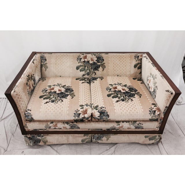 Vintage Cane Panel Loveseat Chairish