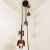 Metal Cascade Fixture with Six Chrome and Orange Pendants in Raak Style, 1970s For Sale - Image 7 of 18