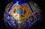 Blue and White Cut Crystal Overlay Vase with Enamel and Gilt Decoration, 19th Century For Sale - Image 5 of 16