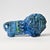 Bitossi Rimini Blu Lion Figurine by Aldo Londi for Bitossi, 1960s For Sale - Image 4 of 10