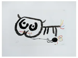 Joan Miro, Enfance d'Ubu IV, Lithograph, 1972