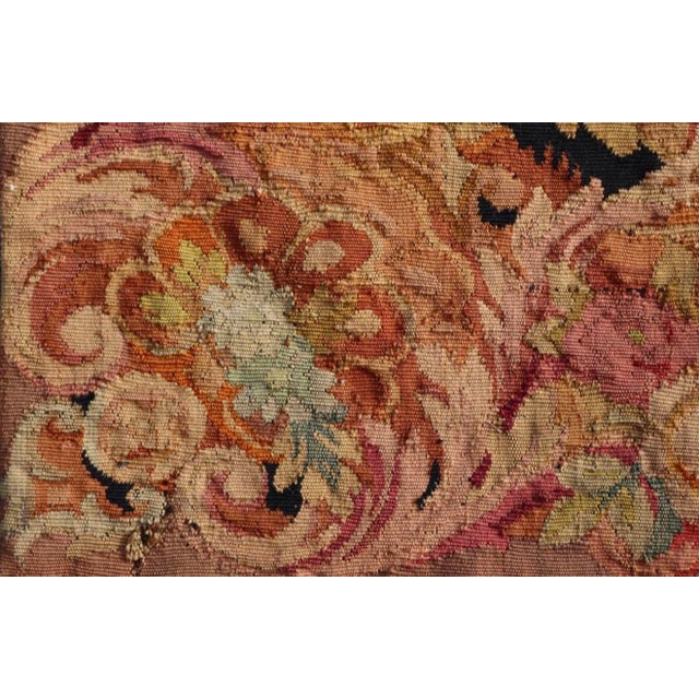 Late 19th Century Late 19th Century French Aubusson Pastoral Tapestry With Figures and Floral Border For Sale - Image 5 of 12