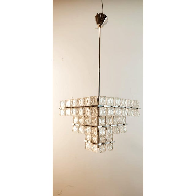 Square Glass Ceiling Light For Sale - Image 17 of 17