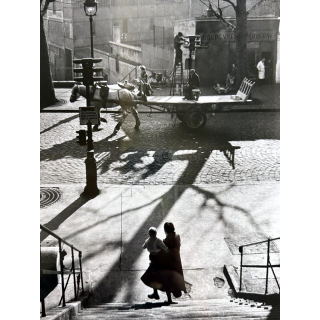 Modern Framed Photograph Avenue Simon Bolivar Paris by Willy Ronis For Sale - Image 3 of 10