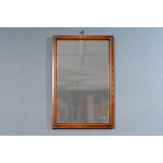 Object: Wall Mirror Period & Style: circa 1900 Features - Decorative wall mirror with simple design - Decorated with a...