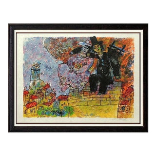 Late 20th Century La Bergere et la Ramoneur, Theo Tobiasse For Sale
