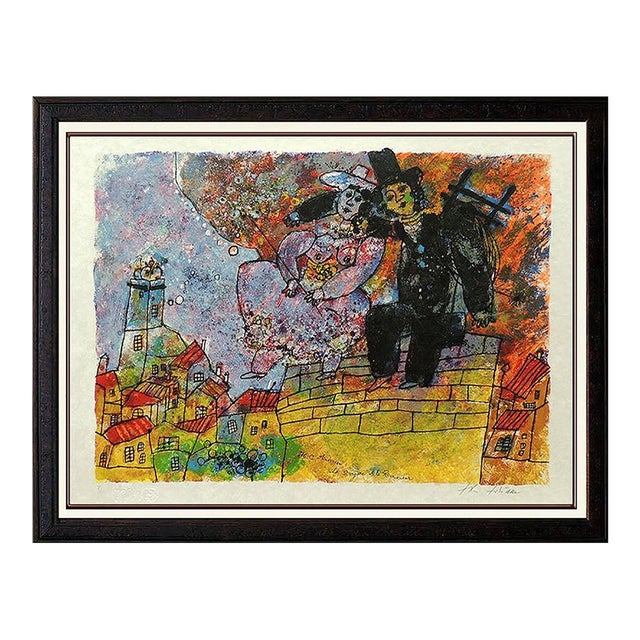 Late 20th Century La Bergere et la Ramoneur, Theo Tobiasse For Sale