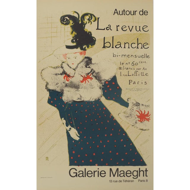 La Revue Blanche Poster after Henri de Toulouse-Lautrec For Sale - Image 9 of 9