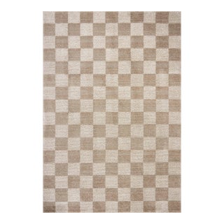 Chris Loves Julia x Loloi Calvin Pebble / Ivory 9'-6" x 12'-6" Area Rug For Sale