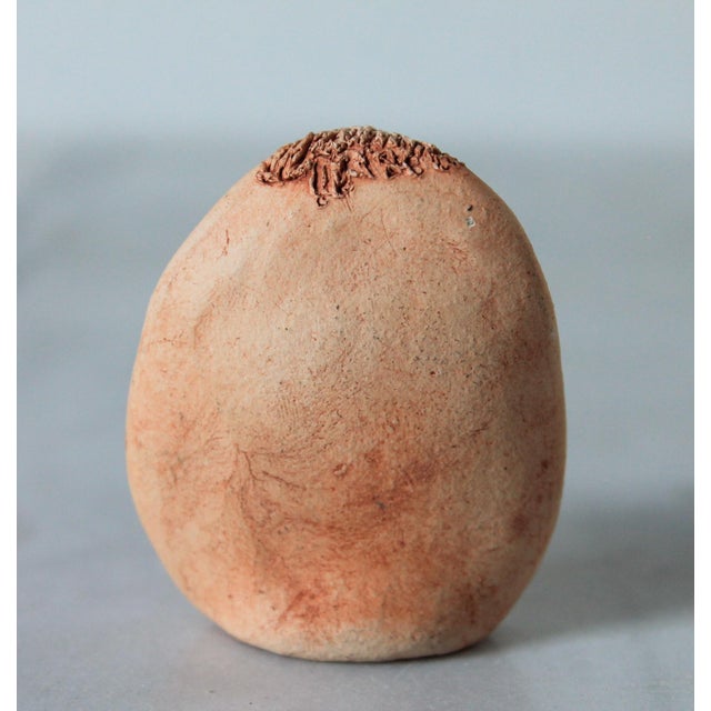 Late 20th Century Vintage Folk Art Studio Pottery Figure Sculpture For Sale - Image 5 of 8