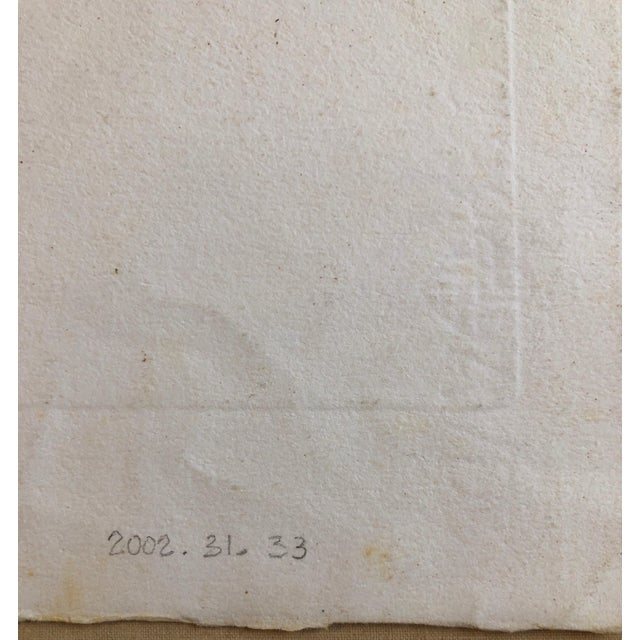 Dora Szampanier, Bucharest Romania Jewish Memorial Etching Destroyed Synagogue Folk Art Judaica For Sale In Miami - Image 6 of 7