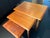 Mid-Century Modern Nesting Tables in Teak, 1950s, Set of 3 For Sale - Image 3 of 3