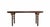 This early-19th century walnut wood table features a flush-panel top with a clean, rectangular silhouette. Constructed...