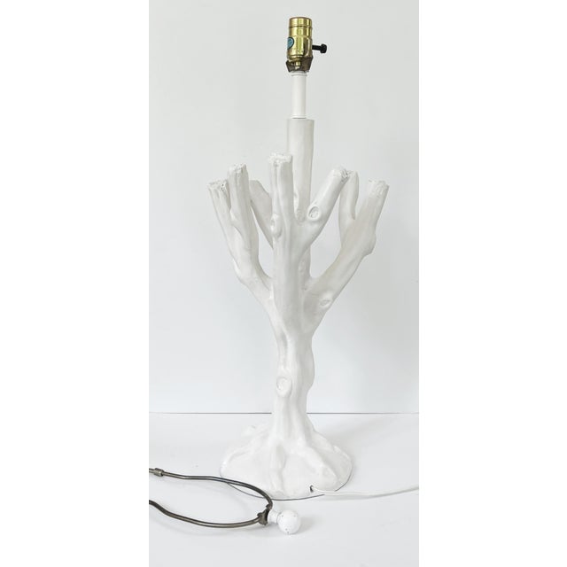 Late 20th Century John Dickinson France Faux Bois Twig Table Lamp For Sale - Image 11 of 11