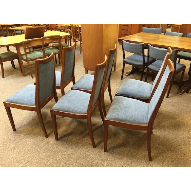 Set of Six Teak Framed G-Plan Dining Chairs Mid Century Modern u.k. Import c.1960 For Sale In San Francisco - Image 6 of 9