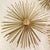Modern Gold Metal Starburst or "Sea Urchin" Wall Decor - Set of 3 For Sale - Image 3 of 11