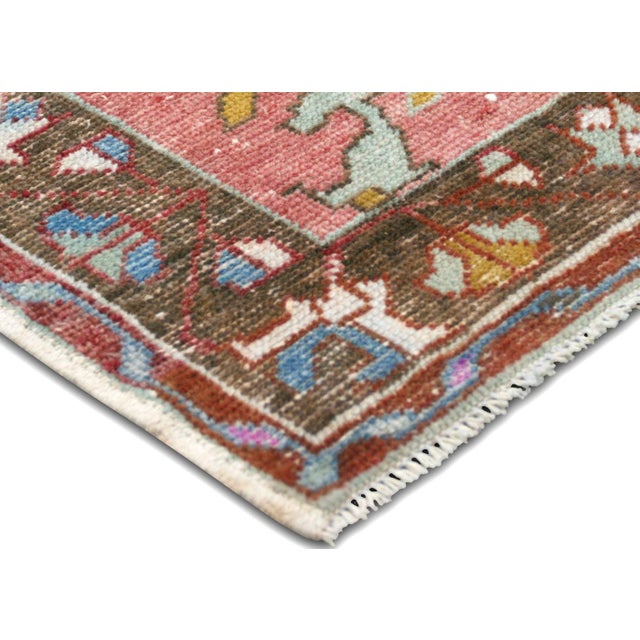 Traditional 1960s Turkish Oushak Rug For Sale - Image 3 of 6
