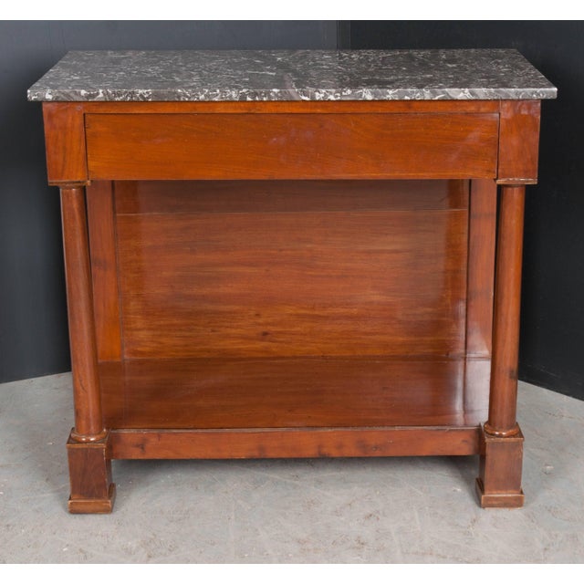 Mid 19th Century 19th Century French Empire Mahogany Console For Sale - Image 5 of 11