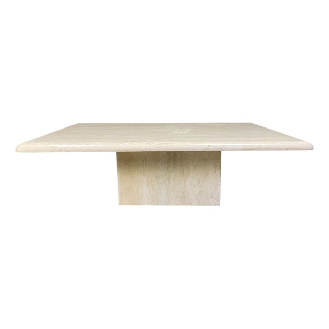 Travertine Coffee Table, Italy, 1970s For Sale