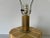 Beige Vintage Italian Organic Beige Cork and Brass Table Lamp For Sale - Image 8 of 12
