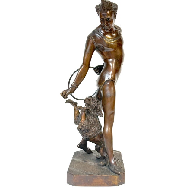 Bronze Sculpture "Get Up" After Georges Petit de Chemellier, 20th Century For Sale - Image 13 of 18