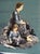 Antique C1870s French Victorian Beaded Tapestry, Mother, Child For Sale - Image 6 of 7