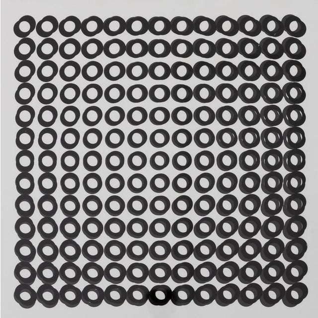 Victor Vasarely (1906-1997) Kinetic Composition VI A double work composed of two plates, one on heavy paper and the other...