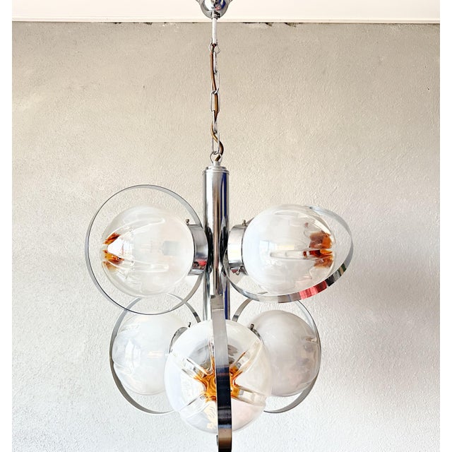 Vintage Sputnik Light from Mazegga, 1970s For Sale - Image 17 of 17